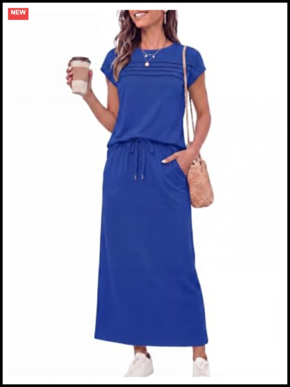 2 Piece Skirt Set Womens Matching Outfit Maxi Skirt with Pockets
